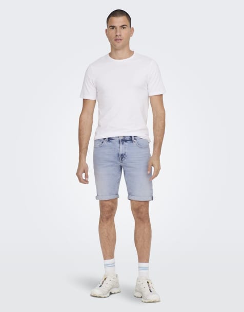 ONLY & SONS Denim shorts in light blue - view 1