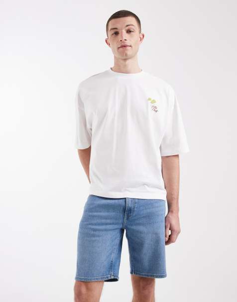 ONLY & SONS denim shorts in light blue - view 1