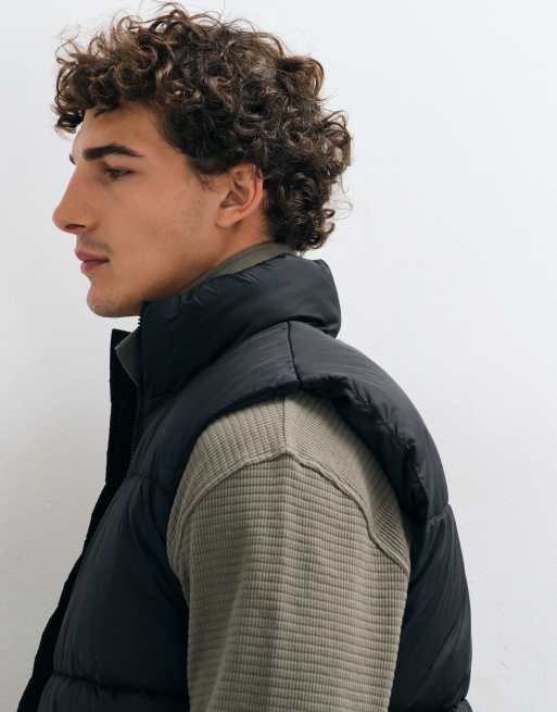 ONLY & SONS doudoune sans manches noire, 4 de 5