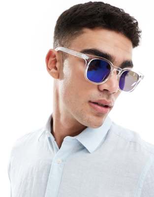 only-sons-durchsichtige-sonnenbrille-mit-blauer-t-nung-asos