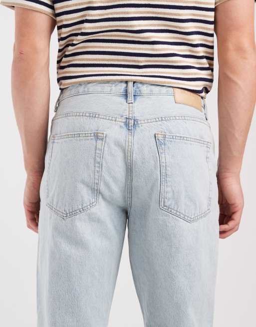 ONLY & SONS - Edge - Afblegede jeans i denim i lige pasform, 4 af 5