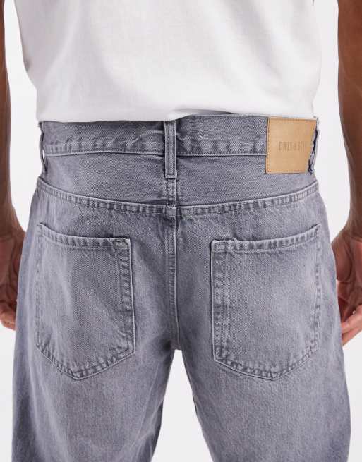 ONLY & Sons – Edge – Blekgrå, raka jeans, 5 av 5