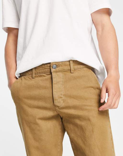 Only & Sons Edge - Brune løstsiddende chinos , 3 af 4