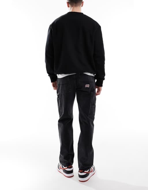 ONLY & SONS Edge carpenter jean in washed black, 3 of 5