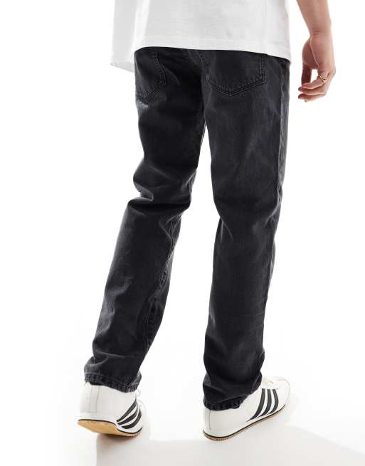 Only & Sons – Edge – Czarne jeansy o prostym kroju, 2 z 5