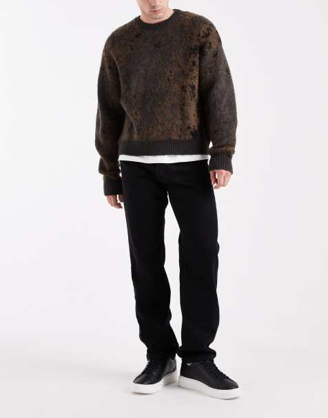 ONLY & SONS Edge straight fit jeans in black