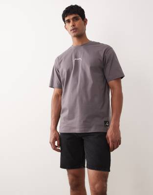 SONS - Edge - Gerade geschnittene Jeansshorts in Schwarz Schwarz 2XL