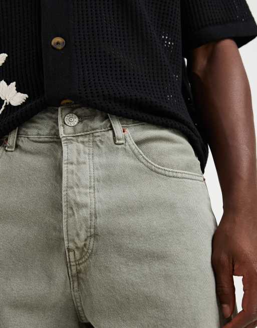 ONLY & SONS – Edge – Gröna jeansshorts, 3 av 5