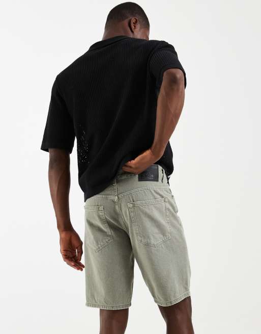 ONLY & SONS – Edge – Gröna jeansshorts, 5 av 5