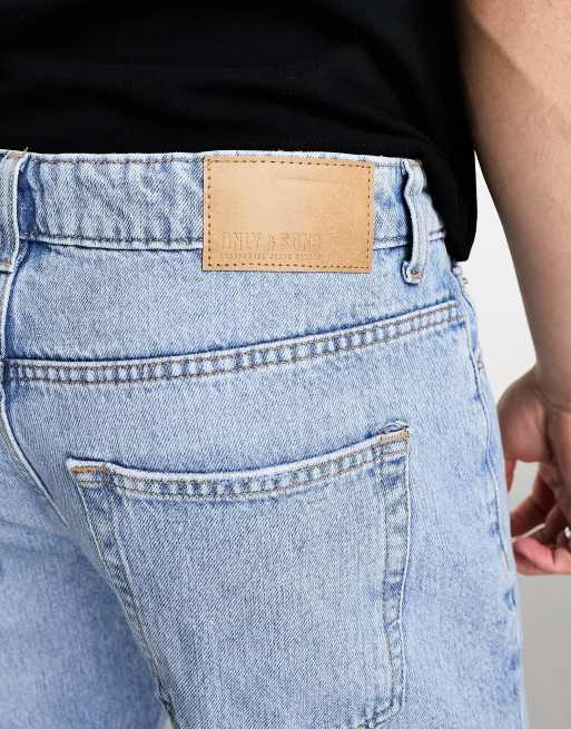 Only & Sons – Edge – Jasnoniebieskie jeansy o prostym kroju, 3 z 4