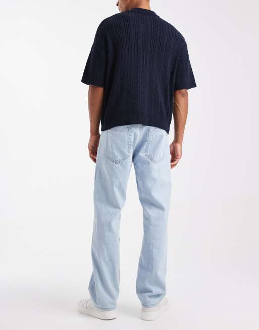 ONLY & SONS - Edge - Jean coupe droite - Bleu clair délavé, 2 de 5