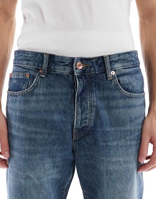 ONLY & SONS - Edge - Jean droit - Bleu délavé vintage, 5 de 5