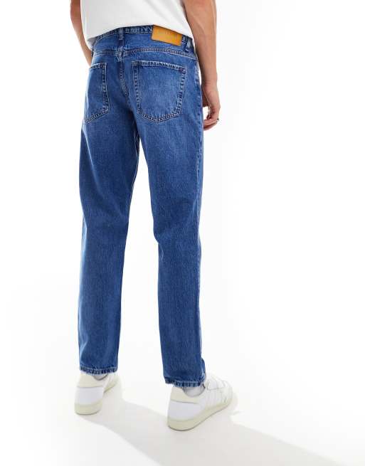 ONLY & SONS - Edge - Jeans dritti blu lavaggio risciacquato, 3 di 5