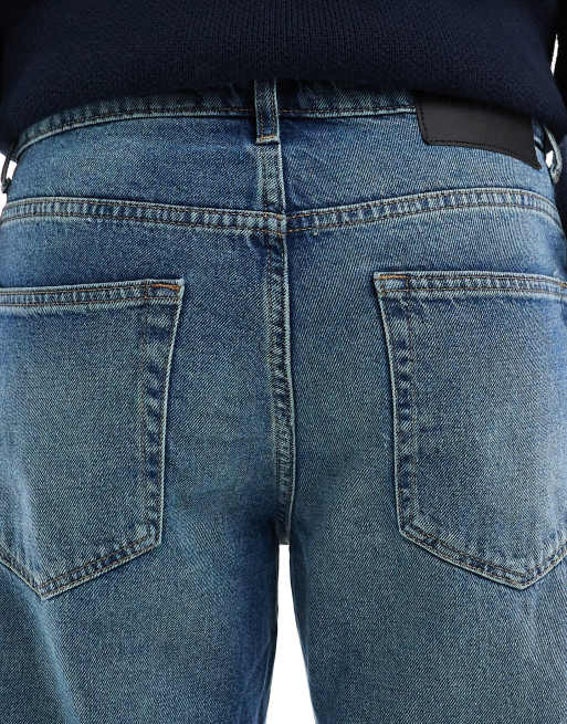 ONLY & SONS - Edge - Jeans dritti blu scuro slavato, 4 di 5