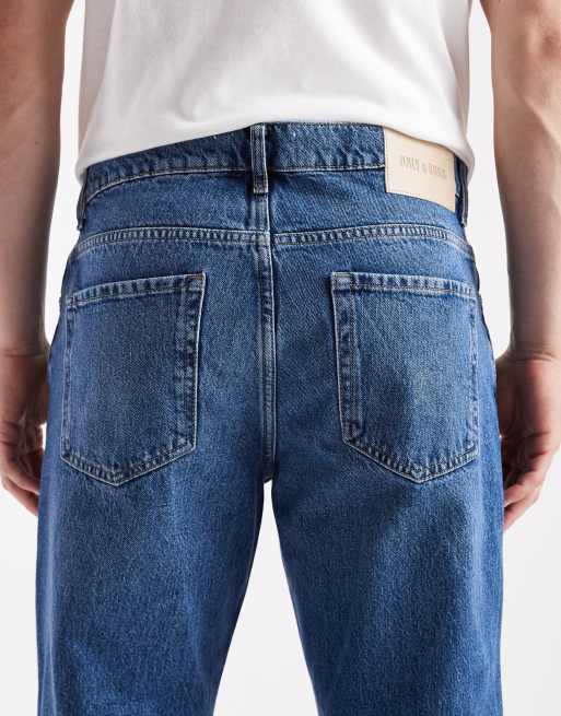 ONLY & SONS - Edge - Jeans dritti lavaggio blu medio, 4 di 5