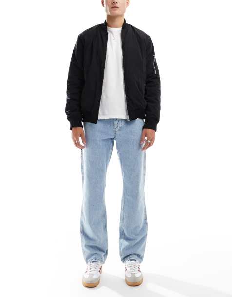 Only & Sons - Edge - Jeans i lyseblå 90'er-vask i lige pasform - view 1
