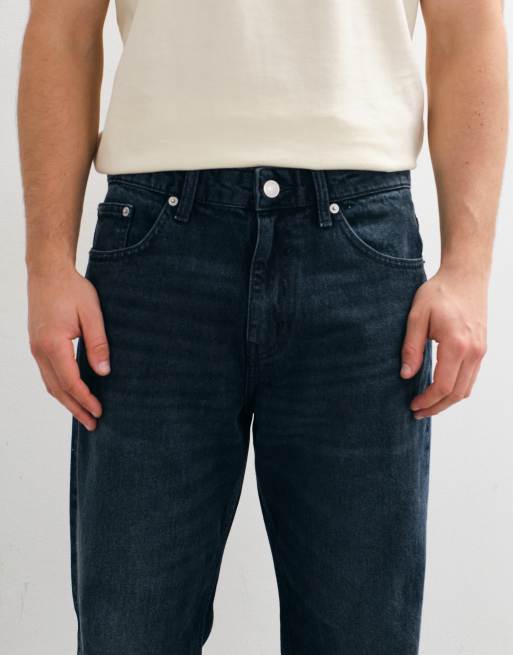 ONLY & SONS Edge jeans i rak passform i indigoblå denim, 4 av 5