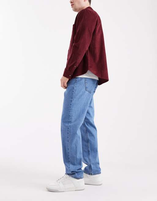 ONLY & SONS - Edge - Jeans met rechte pasvorm in middenblauw, 3 van 5