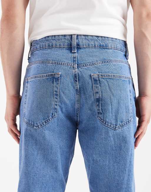 ONLY & SONS - Edge - Jeans met rechte pasvorm in middenblauw, 4 van 5