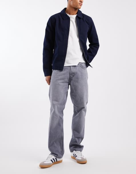 ONLY & SONS - Edge - Jeans met rechte pijpen in grijs met wassing - view 1