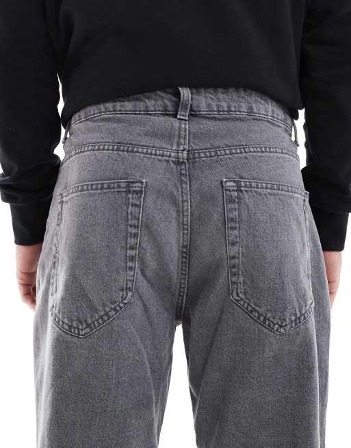 ONLY & SONS – Edge – Ljusgrå, raka jeans, 4 av 5