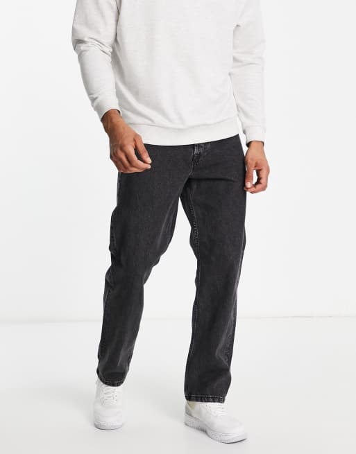 Only & Sons – Edge – Locker geschnittene Jeans in grauer Waschung