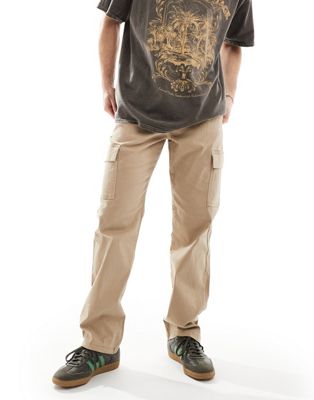 ONLY & SONS Edge straight fit cargo in beige