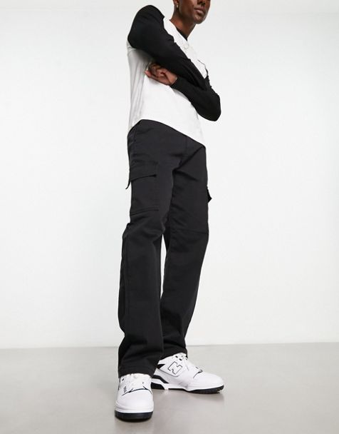 Only & Sons tapered smart pants in gray melange