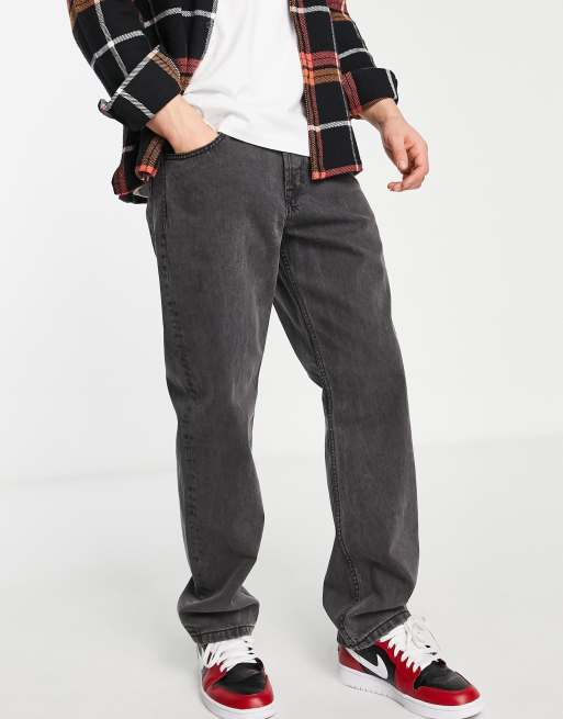 BAGGY FIT JEANS - Gray