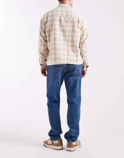 Only & Sons – Edge – Mellanblå, tvättade jeans med rak passform, 2 av 5