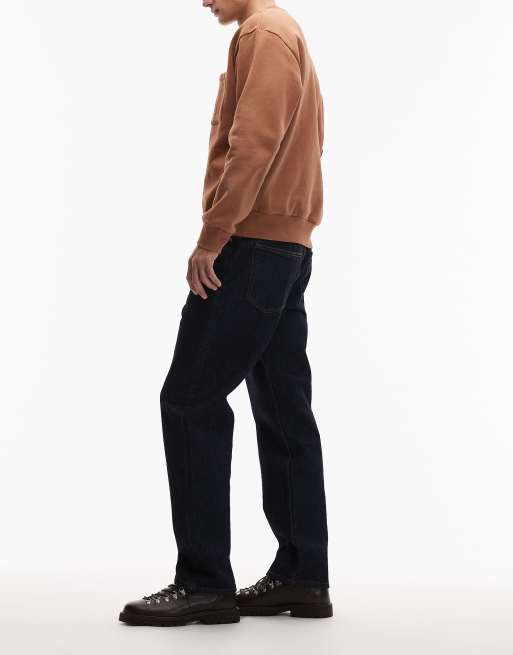 ONLY & SONS - Edge - Mørkeblå jeans i lige pasform, 3 af 5