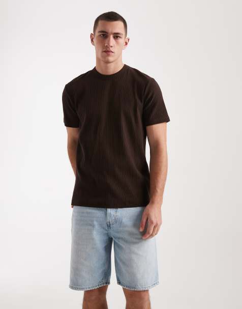 Only & Sons - Edge - Rechte denim short in lichtblauwe wassing - view 1