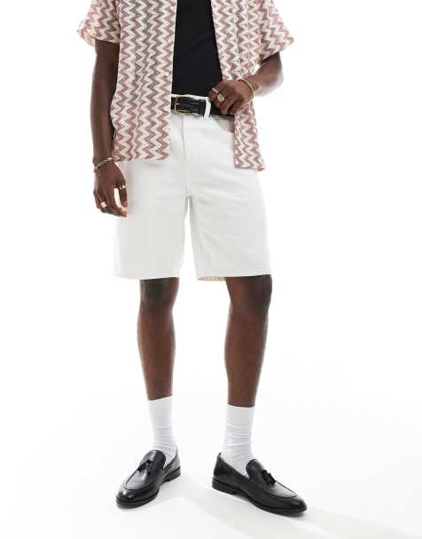 ONLY & SONS - Edge - Short en jean droit - Blanc - view 1