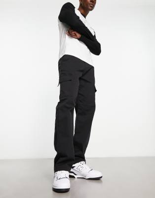 ONLY & SONS ONLY & SONS Edge straight fit cargo in black