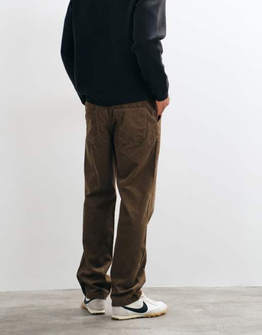 ONLY & SONS Edge straight fit cord trouser in light brown, 5 of 5