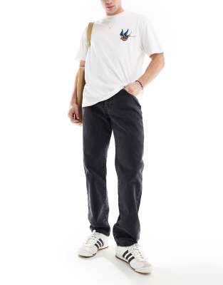 Only & Sons Edge Straight Fit Jeans In Black