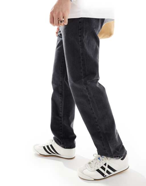 Only & Sons Edge straight fit jeans in black wash, 4 of 5