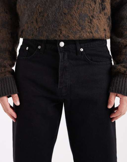 ONLY & SONS Edge straight fit jeans in black, 5 of 5