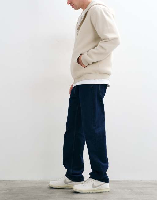 ONLY & SONS Edge straight fit jeans in dark blue denim, 2 of 5