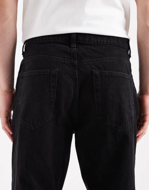 ONLY & SONS Edge straight fit jeans in washed black, 4 of 5