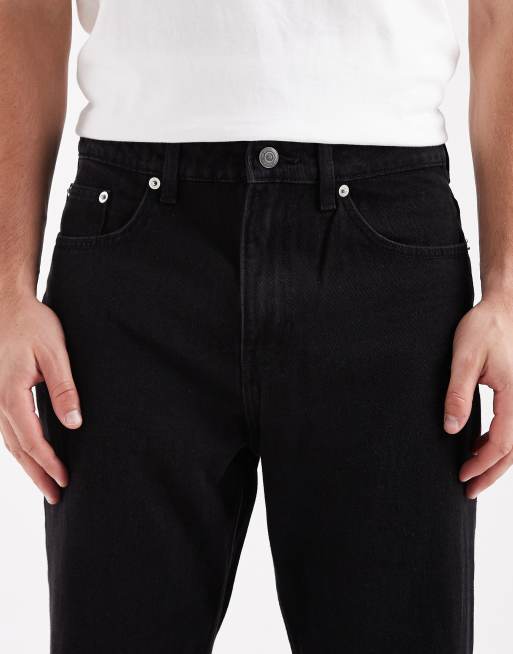 ONLY & SONS Edge straight fit jeans in washed black, 5 of 5