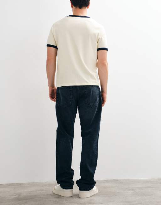 ONLY & SONS Edge straight-fit jeans van indigo denim, 3 van 5