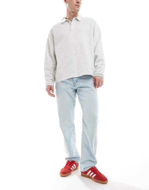 ONLY & SONS – Edge – Straight Jeans in hellblauer Waschung - view 1