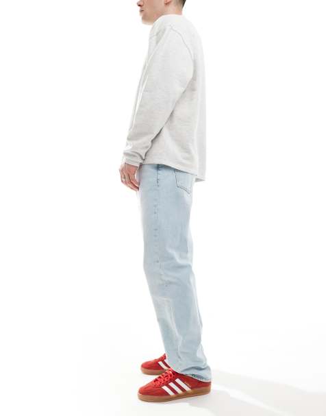 ONLY & SONS Edge straight jeans in light blue wash - view 1