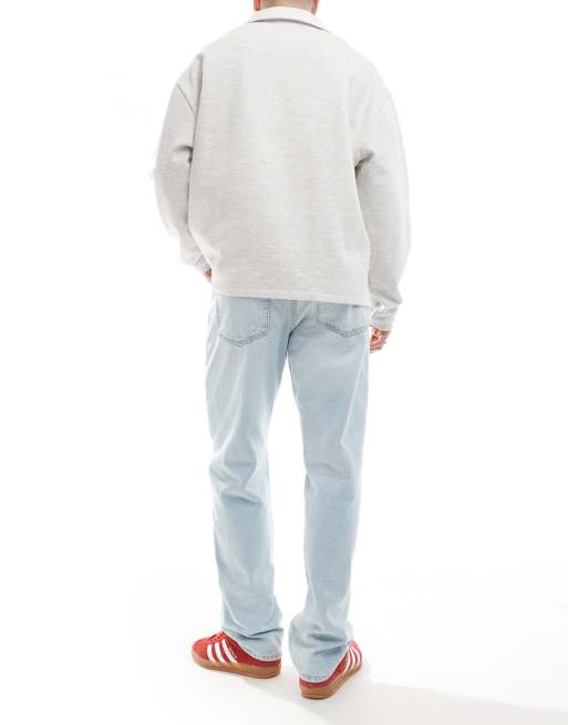 ONLY & SONS Edge straight leg jeans in light blue wash, 2 of 5