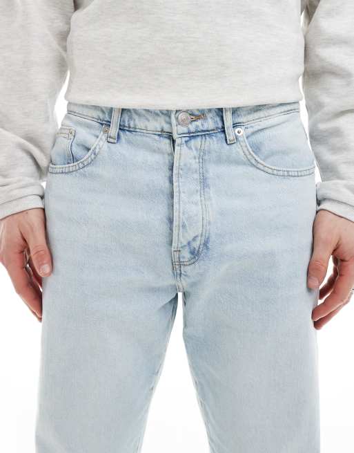 ONLY & SONS Edge straight leg jeans in light blue wash, 5 of 5
