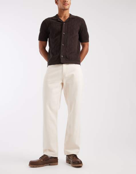ONLY & SONS Edge straight fit jeans in ecru denim