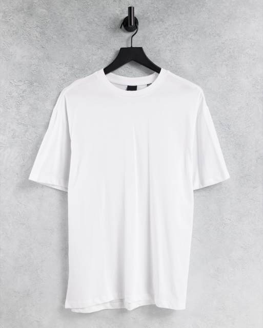 Only & Sons – Essentials – Locker geschnittenes T-Shirt in Weiß