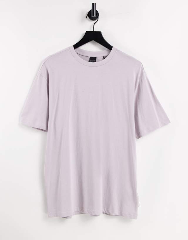 Only & Sons essentials relaxed fit T-shirt in lilac