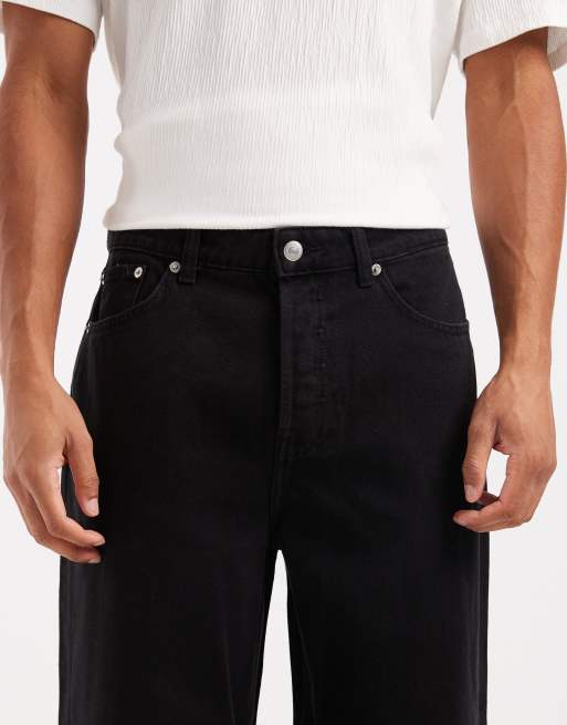 ONLY & SONS - Fade - Jean ample - Noir, 4 de 5